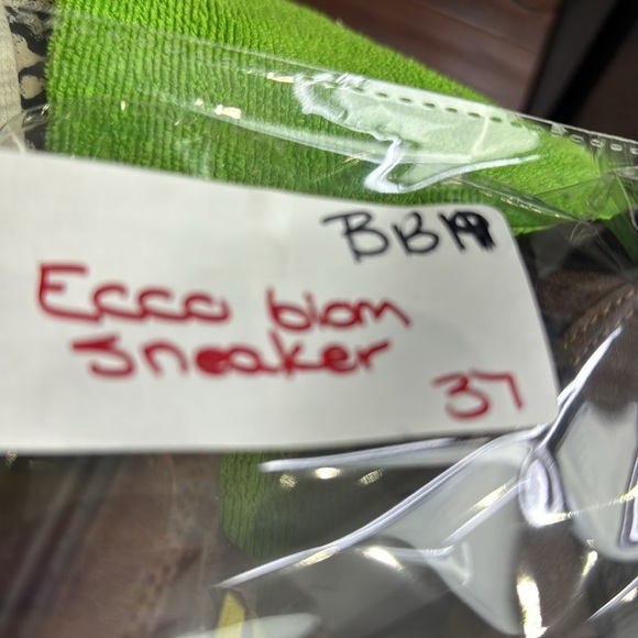 Ecco Brown and Yellow Sneakers with Cushioned biomComfort - Picture 12 of 12